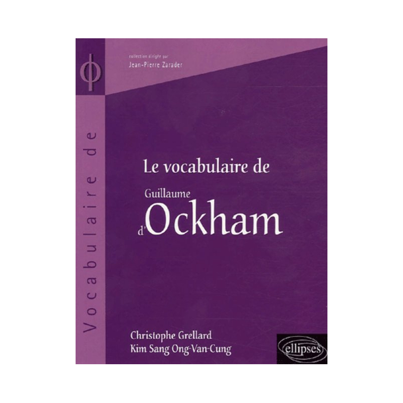 Le vocabulaire d'Ockham