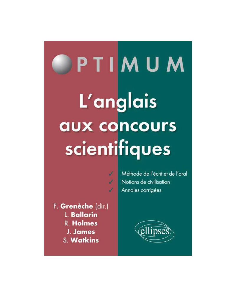 L’anglais aux concours scientifiques