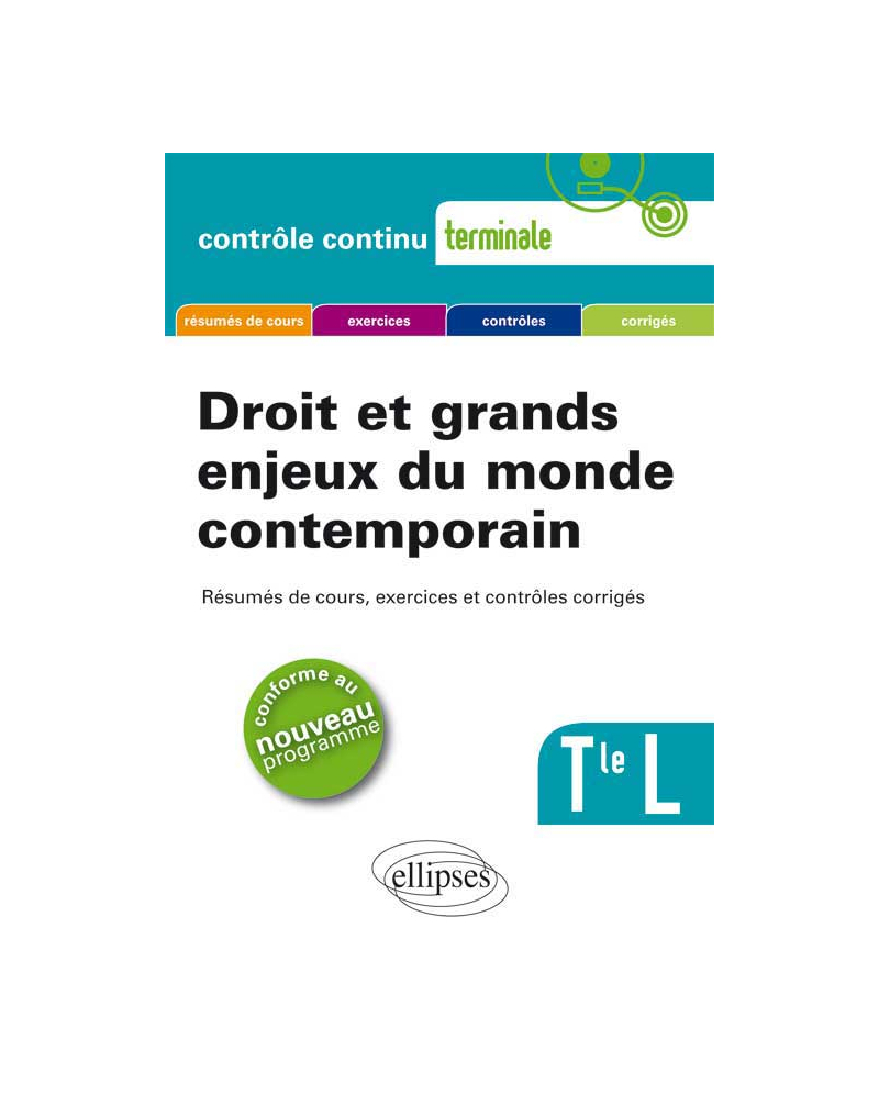 Droit et grands enjeux du monde contemporain. Terminale L