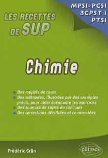 Chimie - Classes prépas MPSI - PCSI - PTSI