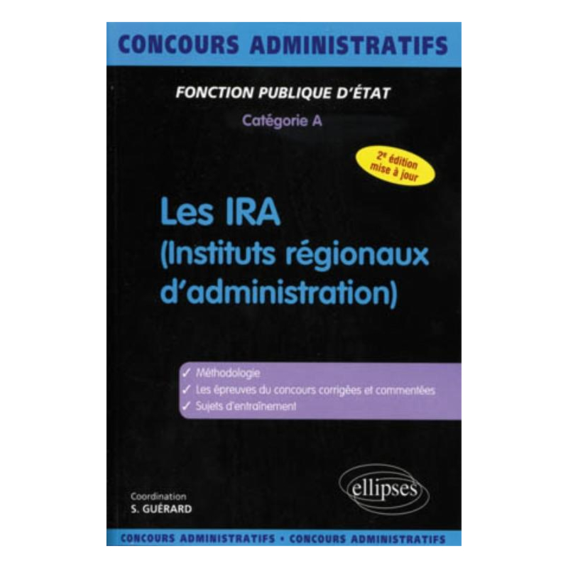 IRA - catégorie A - nouvelle édition