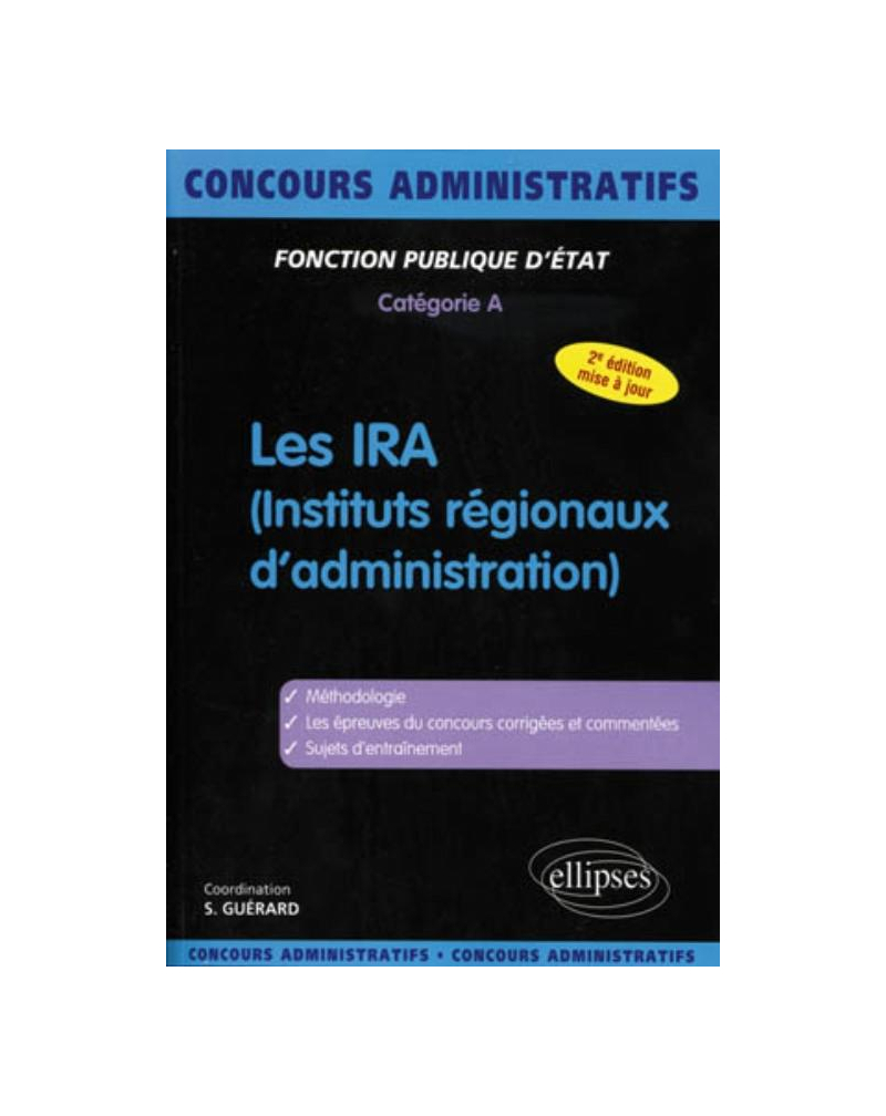 IRA - catégorie A - nouvelle édition