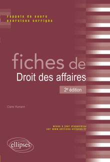 Fiches de Droit des affaires - 2e édition