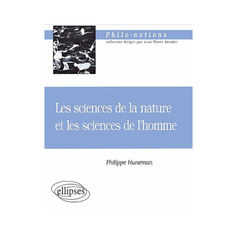 sciences de la nature et les sciences de l'homme (Les)