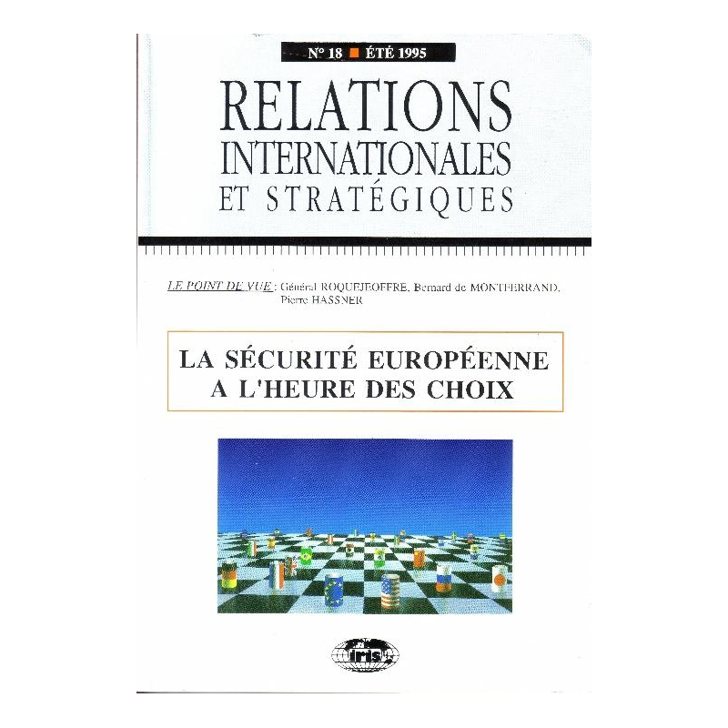 n°18 - La sécurité européenne à l'heure des choix