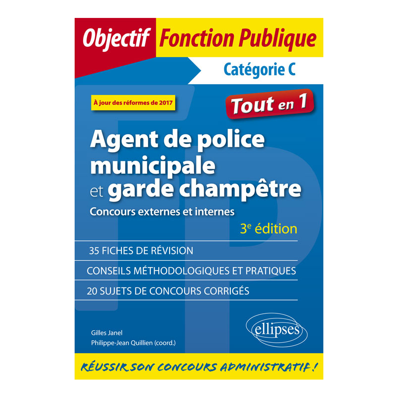 Agent de police municipale et garde champêtre - 3e édition