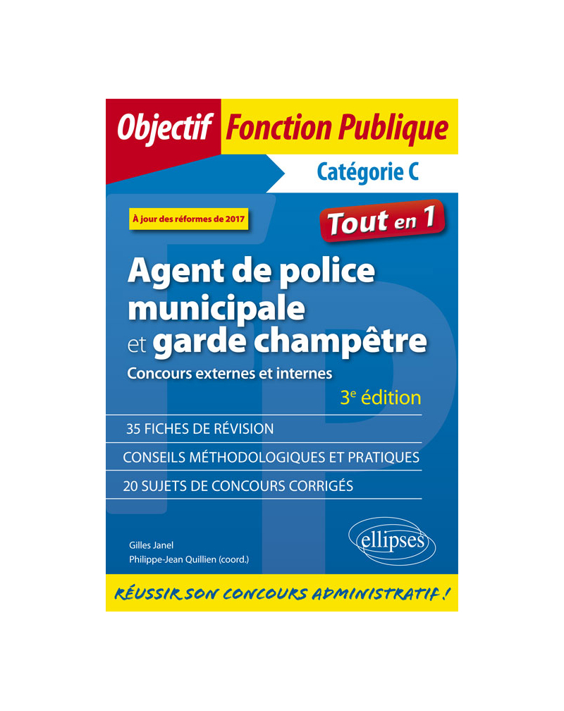 Agent de police municipale et garde champêtre - 3e édition