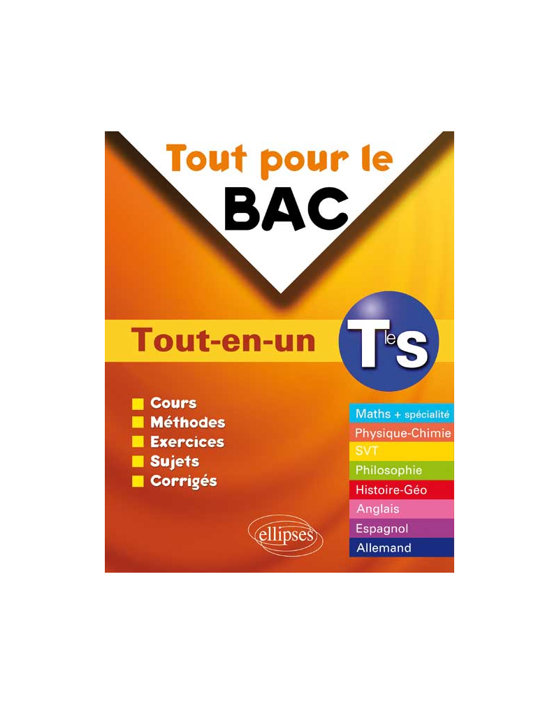 Tout pour le Bac • toutes matières • Terminale S