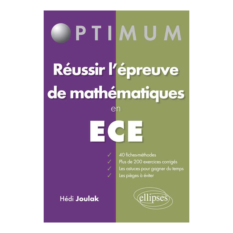 Réussir l'épreuve de mathématiques en ECE