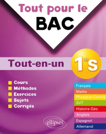 Tout pour le Bac • toutes matières • Première S