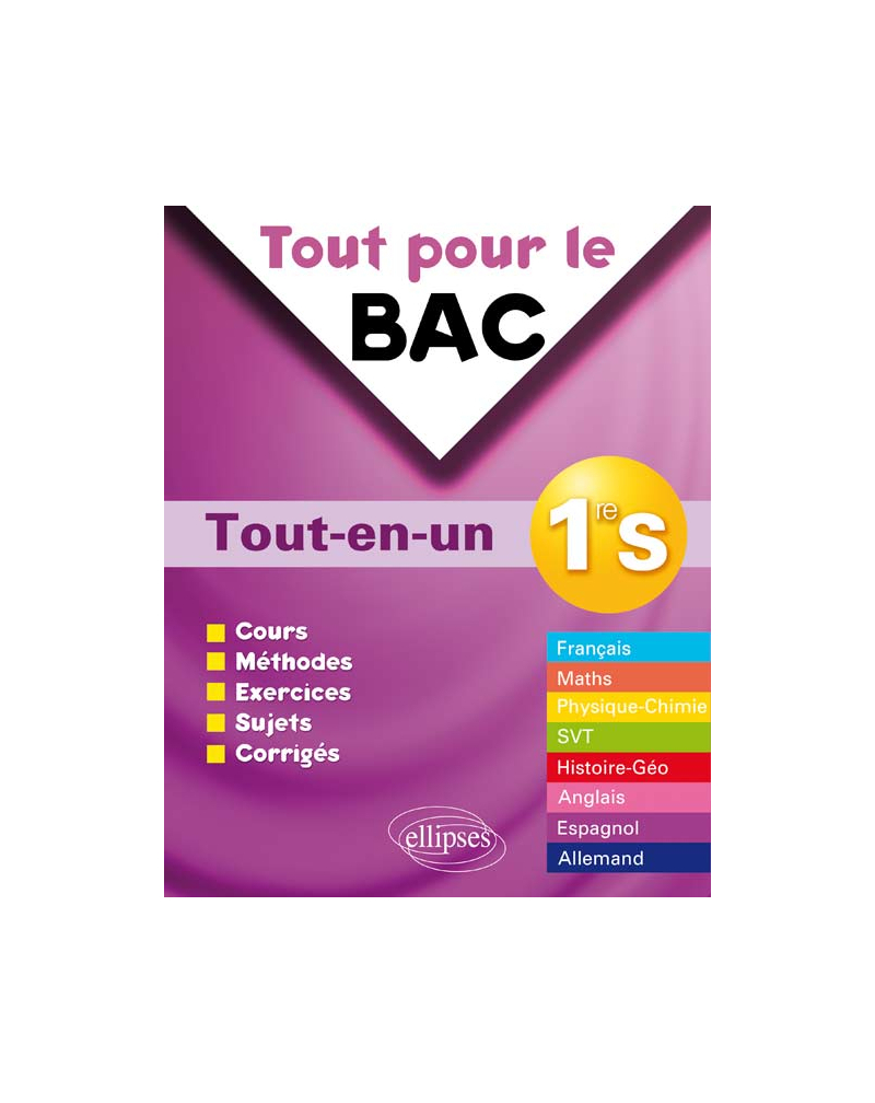 Tout pour le Bac • toutes matières • Première S
