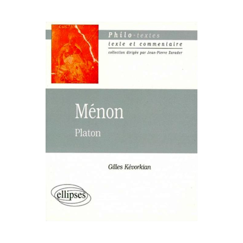 Platon, Ménon