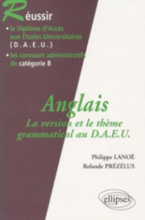 Anglais - La version et le thème grammatical