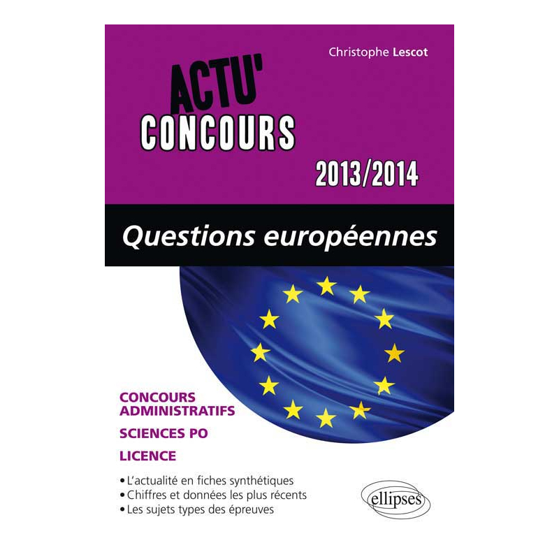 Questions Européennes 2013-2014