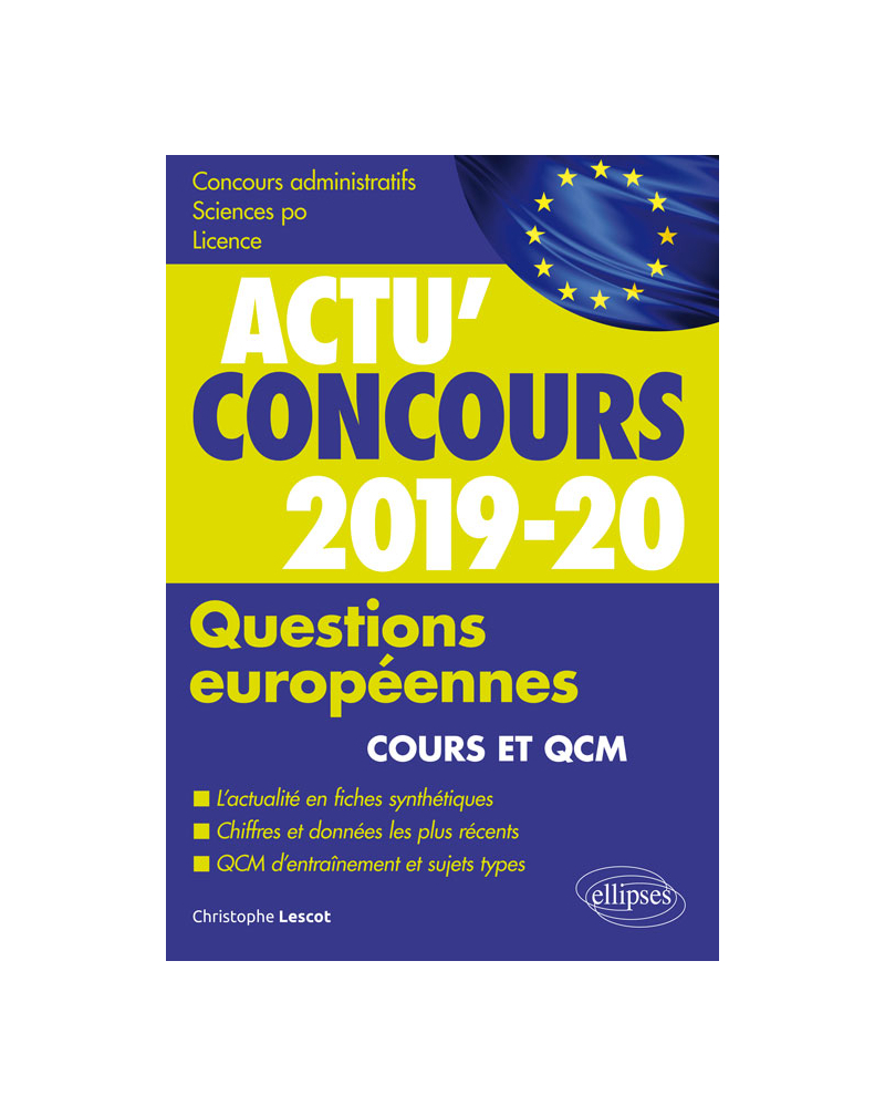 Questions européennes - concours 2019-2020