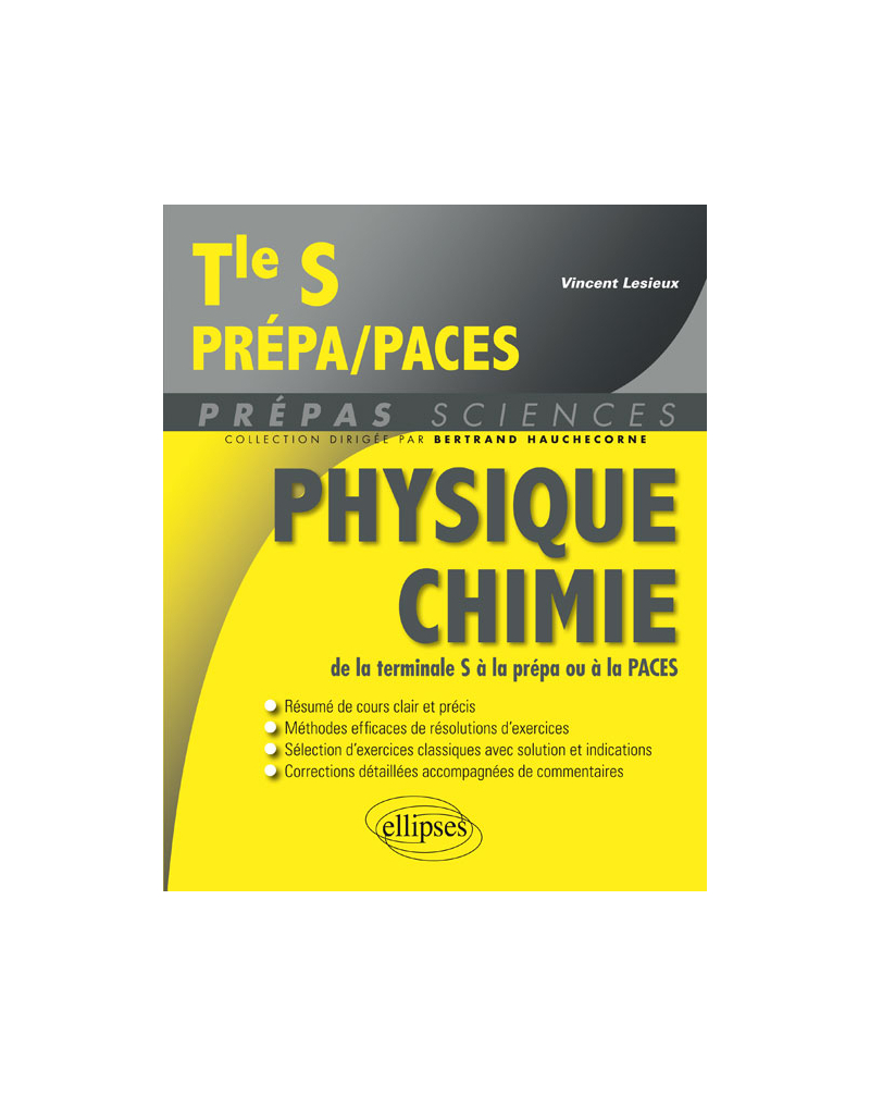 Physique-chimie de la Terminale S à la prépa ou à la PACES