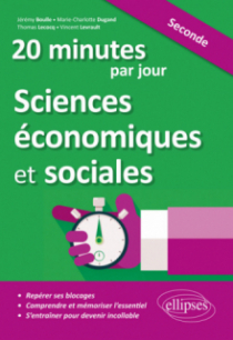 20 minutes par jour de Sciences économiques et sociales - Seconde