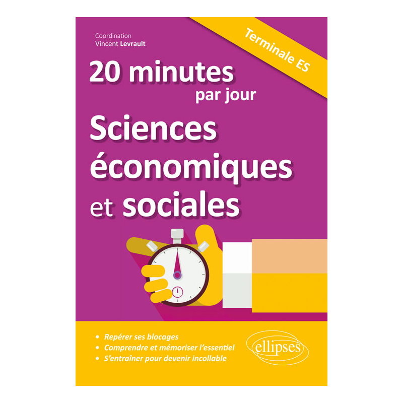 20 minutes par jour de Sciences économiques et sociales - Terminale ES