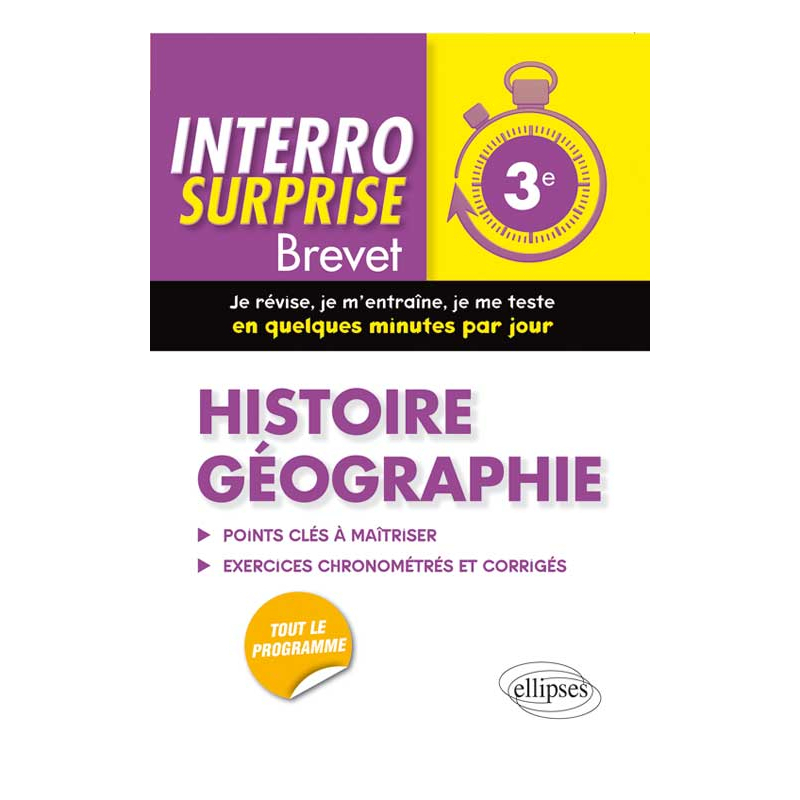 Histoire-Géographie - Troisième/Brevet