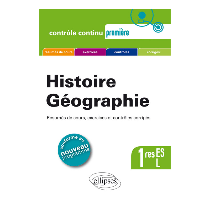 Histoire-Géographie - Premières L et ES - nouveau programme