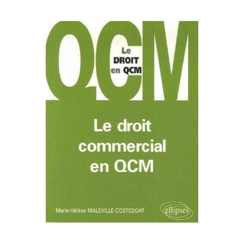 Le droit commercial en QCM