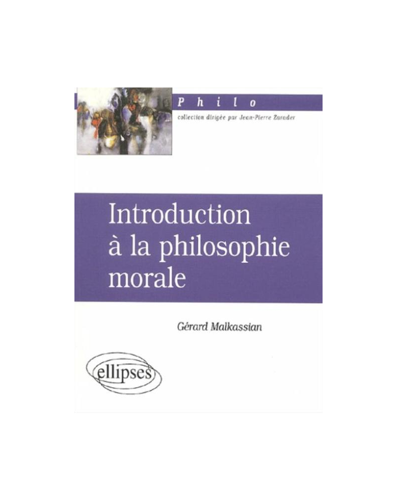 Introduction à la philosophie morale