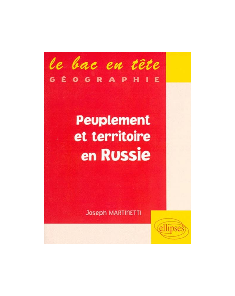Peuplement et territoire en Russie