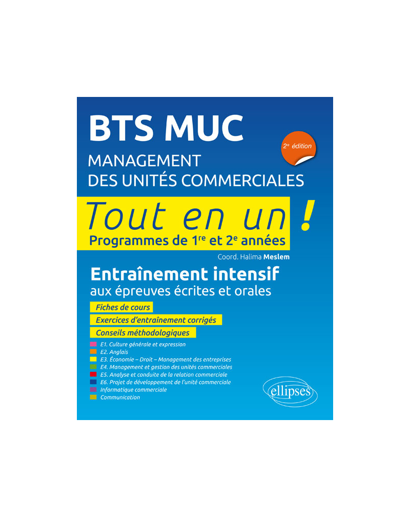 BTS MUC (Management des unités commerciales) - 2e édition