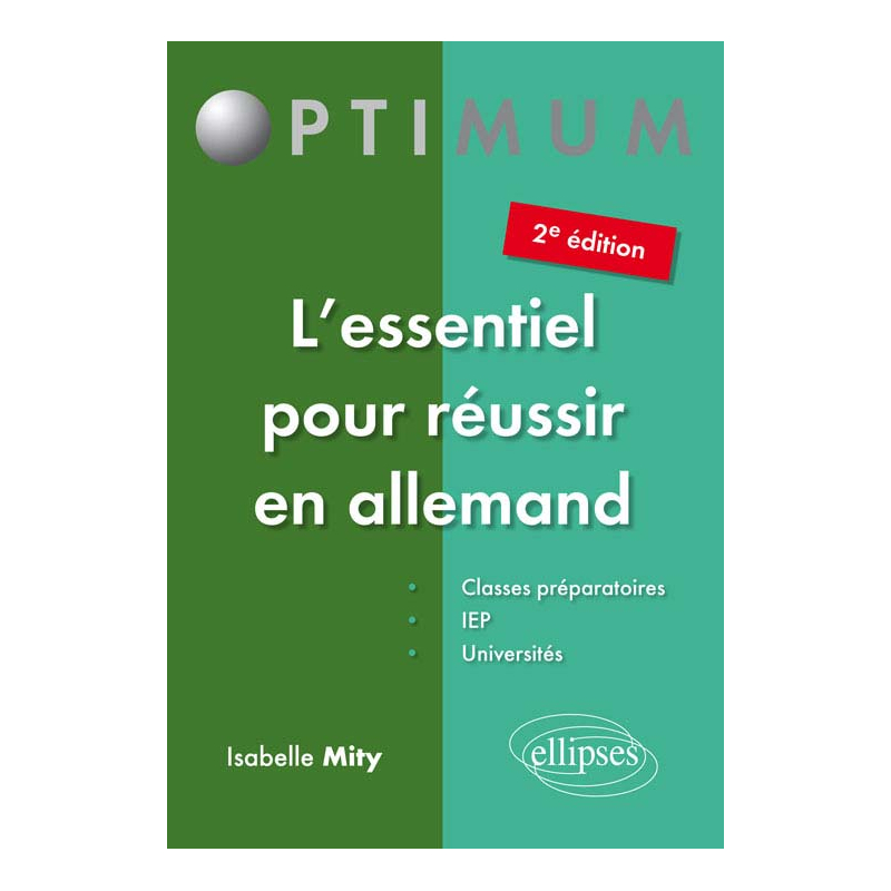 L’essentiel pour réussir en allemand – 2e édition
