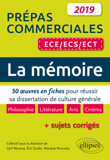 Thème de culture générale. 50 oeuves en fiches pour réussir sa dissertation. Prépas commerciales ECE / ECS / ECT 2019