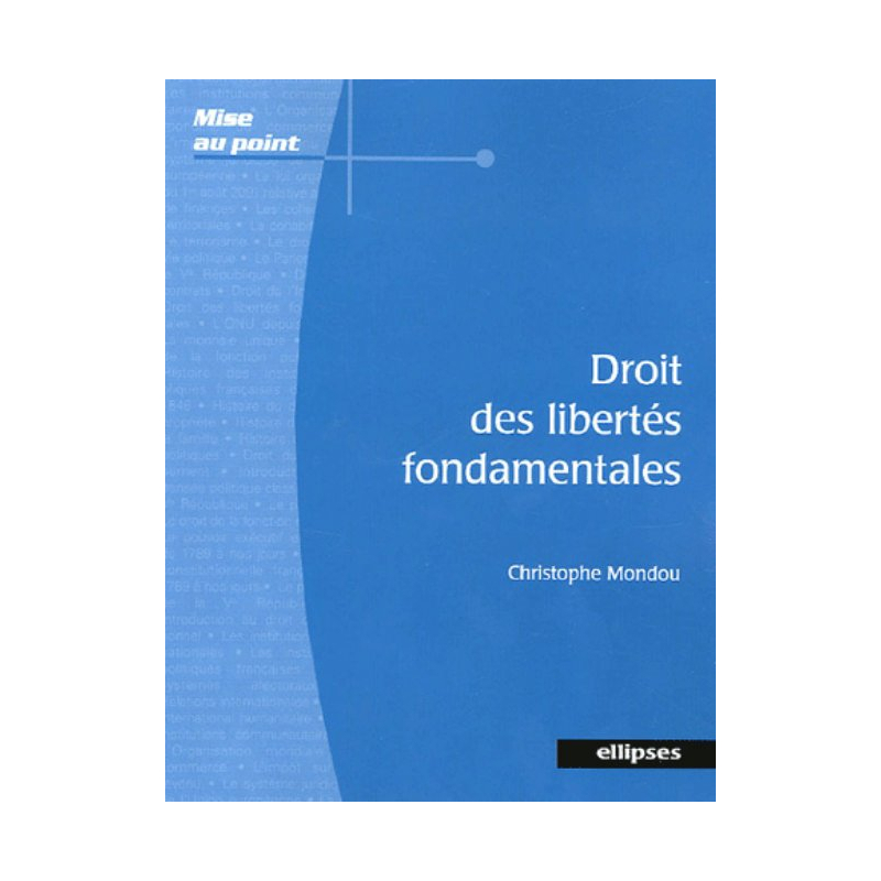 Droit des libertés fondamentales