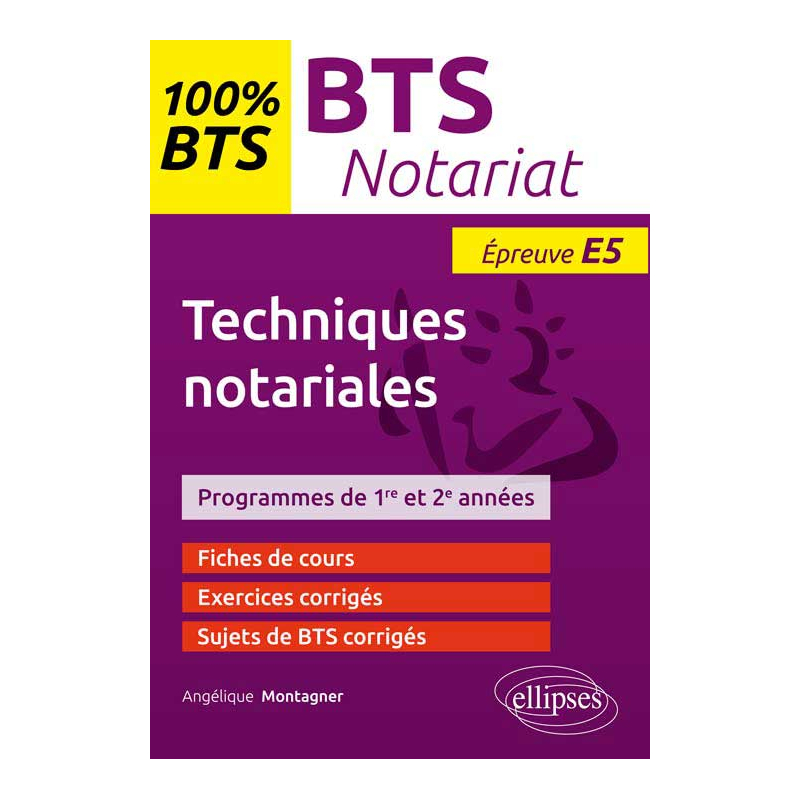 BTS Notariat - Epreuve de techniques notariales (E5/U5)