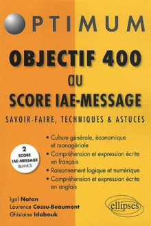 Objectif 400 au Score IAE-Message