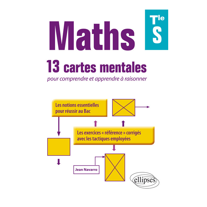 Maths Terminale S : 13 cartes mentales pour comprendre et apprendre à raisonner avec les notions essentielles et les exercices corrigés
