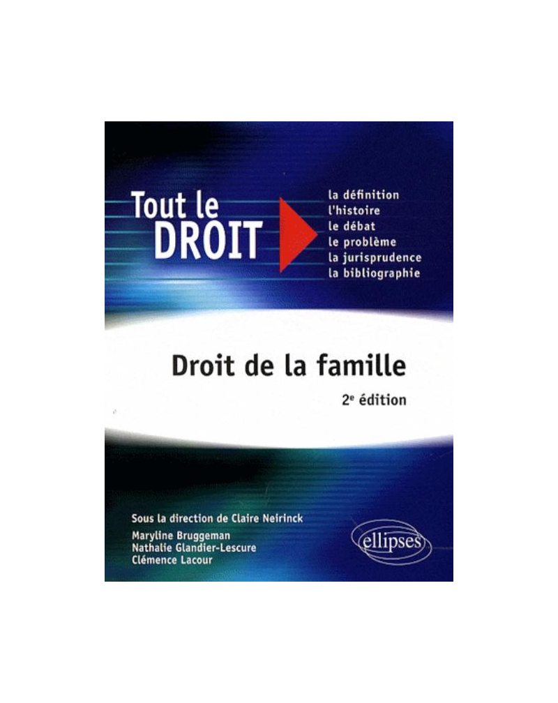 Droit de la famille - 2e édition