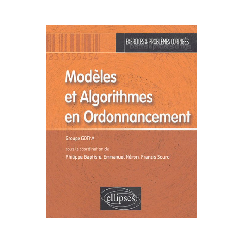 Modèles et Algorithmes en Ordonnancement