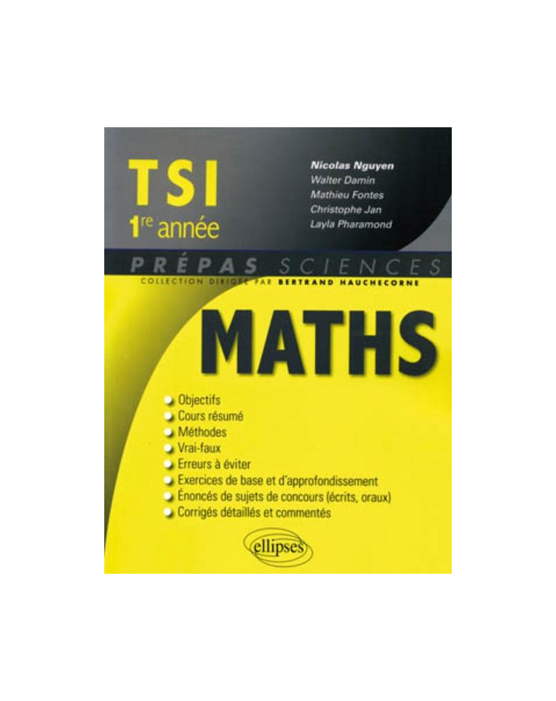 Mathématiques TSI-1