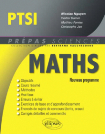 Mathématiques PTSI - conforme au nouveau programme 2013