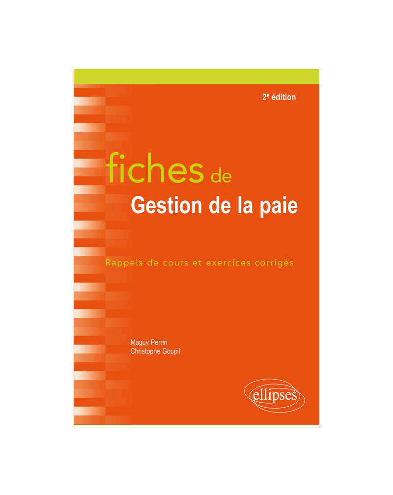 Fiches de gestion de la paie - 2e édition