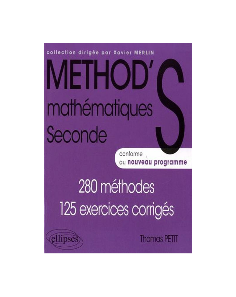 Mathématiques Seconde - nouveau programme