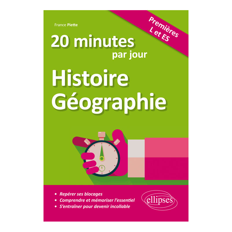 20 minutes par jour d'Histoire-Géographie - Premières L et ES
