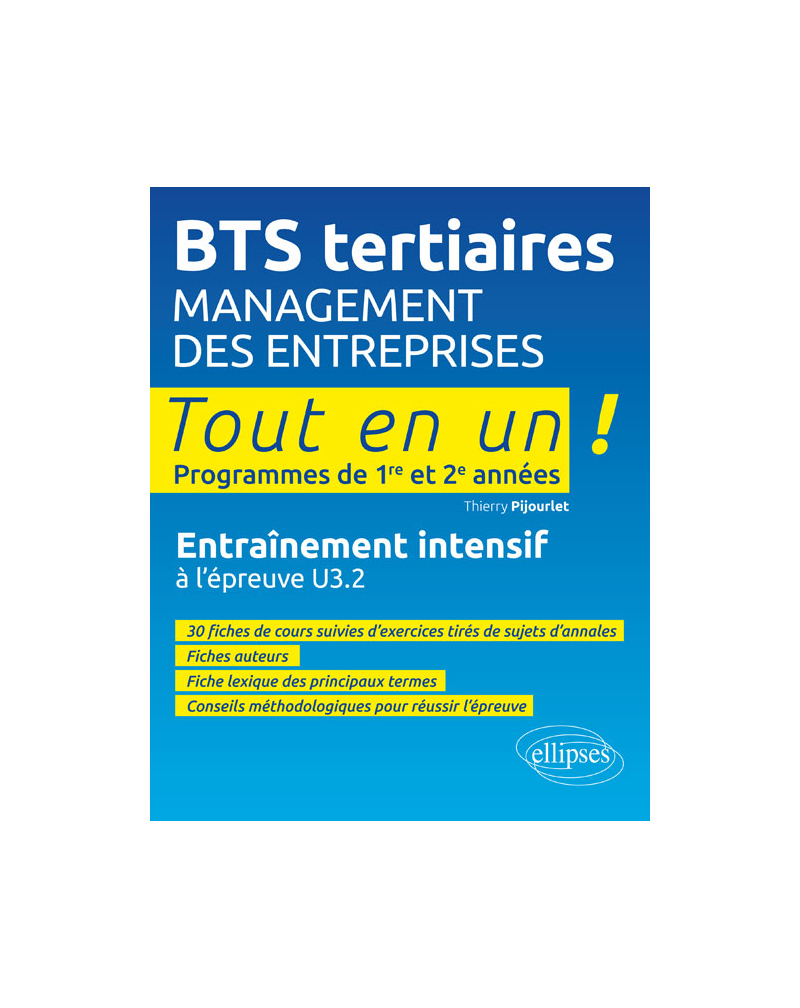 Management des entreprises - Entraînement intensif à l’épreuve U3.2