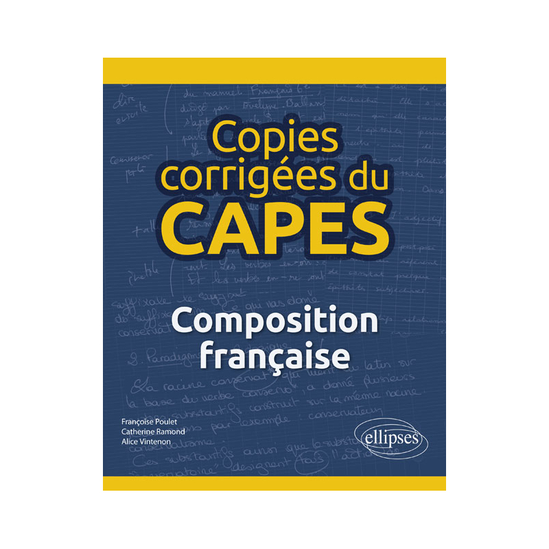 Copies corrigées du CAPES - Dissertation française