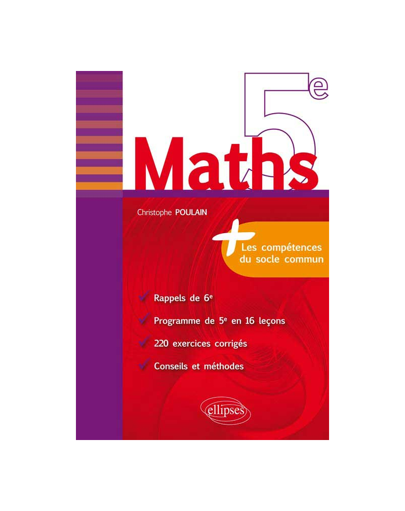 Maths 5e - fiches de rappel + exercices corrigés