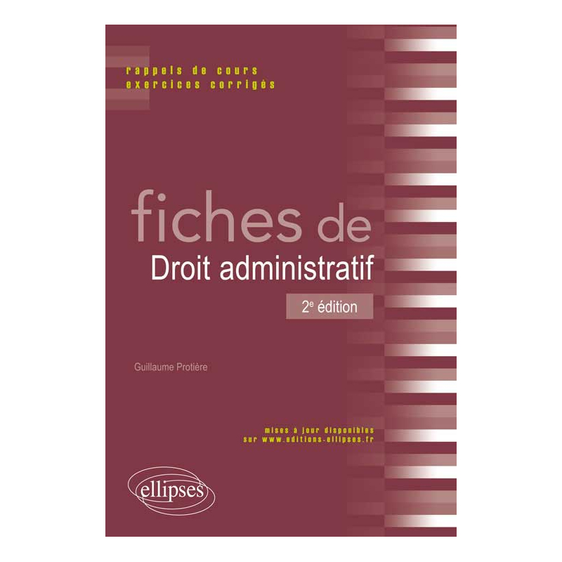 Fiches de Droit administratif, 2e édition