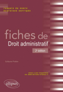 Fiches de Droit administratif, 2e édition