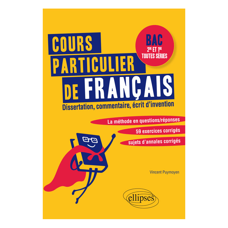 Cours particulier de Français. Bac Seconde et Première toutes séries