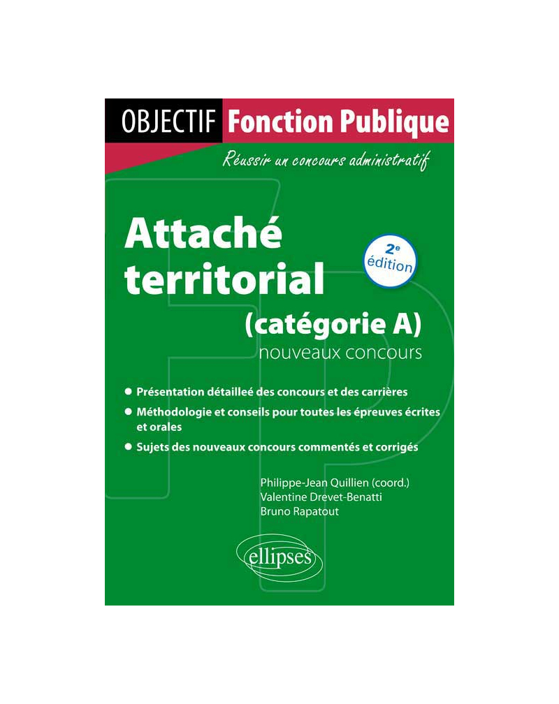 Attaché territorial - nouveaux concours (catégorie A)