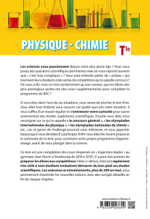 Physique-Chimie Terminale - Cours approfondi et préparation au Concours général et aux Olympiades de Physique et de Chimie