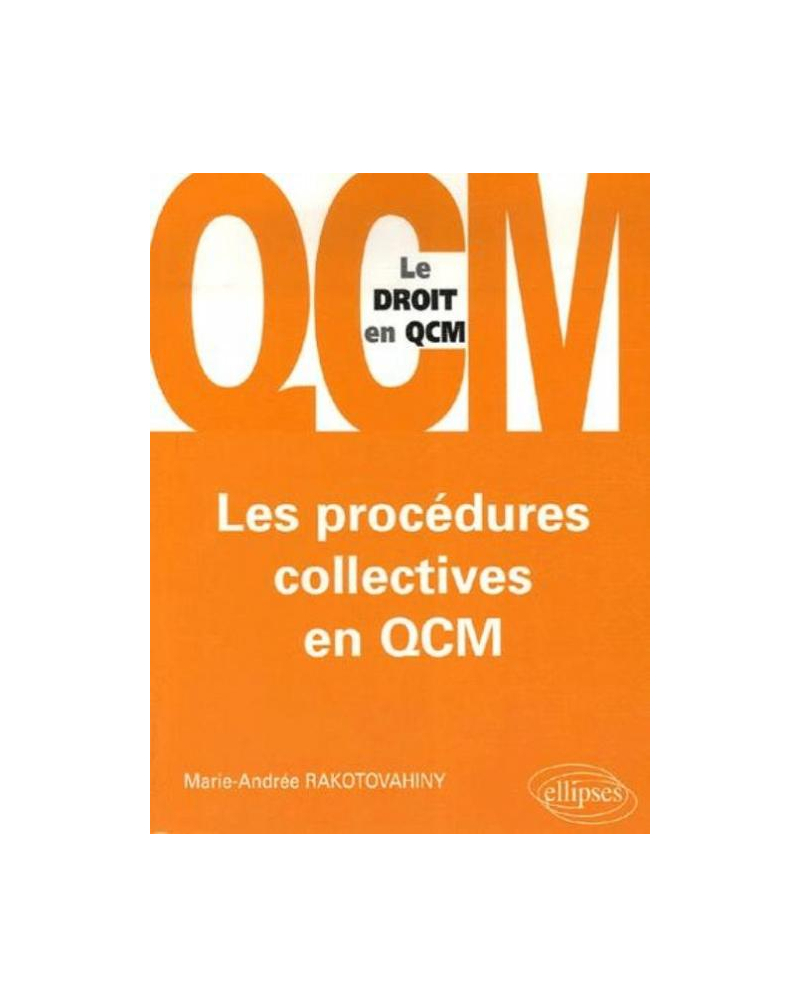 Les procédures collectives en QCM